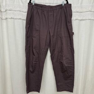 Old Navy Women's High Waisted Pulla Utility Pants Mauve Purple